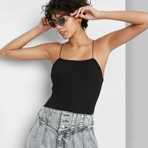 BLACK WILD FABLE BODYSUIT